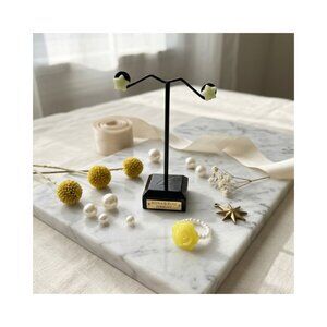 Flower Ring and Stud Earrings Jewelry Set for Women